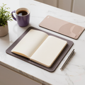 Desk Essentials Kit - Indoor Desk Plant | Premium Notebook | Premium Metal Pen | Desk Mouse Pad | Ceramic Coffee Mug
